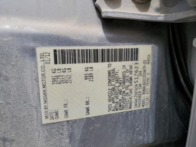 Photo 11 VIN: 1N4AL2AP0CN517623 - NISSAN ALTIMA BAS 