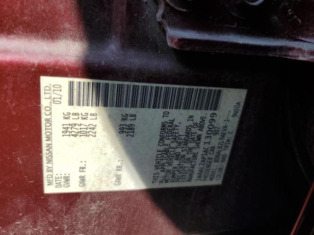 Photo 12 VIN: 1N4AL2AP1AC130099 - NISSAN ALTIMA BAS 