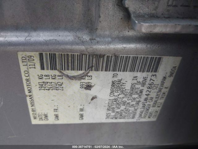 Photo 8 VIN: 1N4AL2AP1AN428673 - NISSAN ALTIMA 