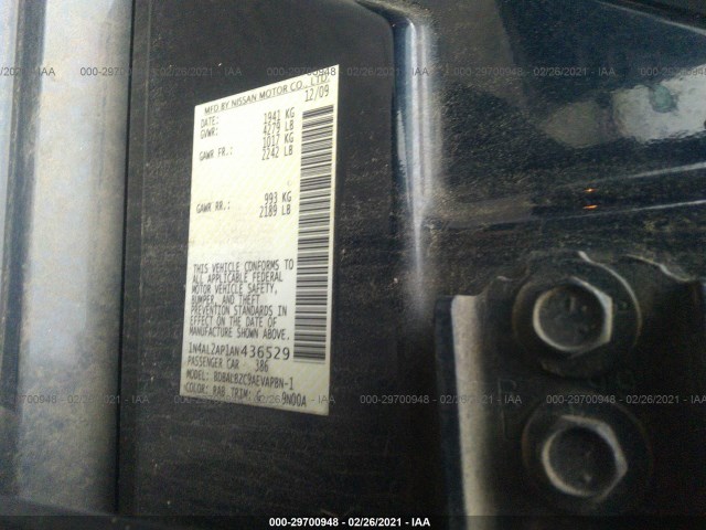 Photo 8 VIN: 1N4AL2AP1AN436529 - NISSAN ALTIMA 