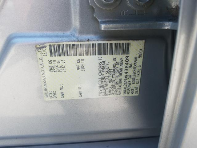 Photo 9 VIN: 1N4AL2AP1AN438409 - NISSAN ALTIMA BAS 