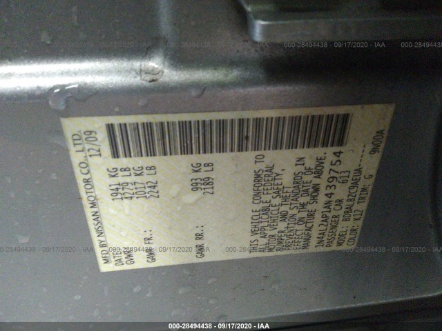 Photo 8 VIN: 1N4AL2AP1AN439754 - NISSAN ALTIMA 