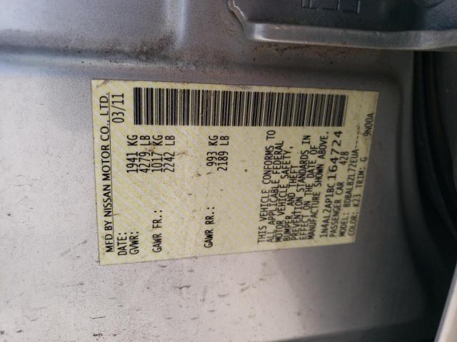 Photo 11 VIN: 1N4AL2AP1BC164724 - NISSAN ALTIMA 