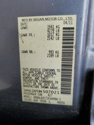 Photo 11 VIN: 1N4AL2AP1BN507021 - NISSAN ALTIMA 