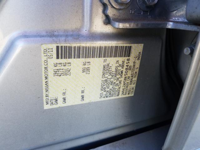 Photo 9 VIN: 1N4AL2AP1BN508458 - NISSAN ALTIMA 