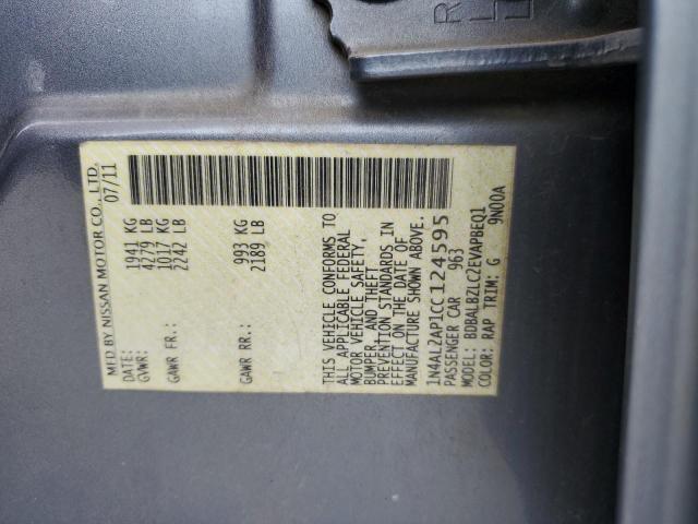 Photo 11 VIN: 1N4AL2AP1CC124595 - NISSAN ALTIMA BAS 