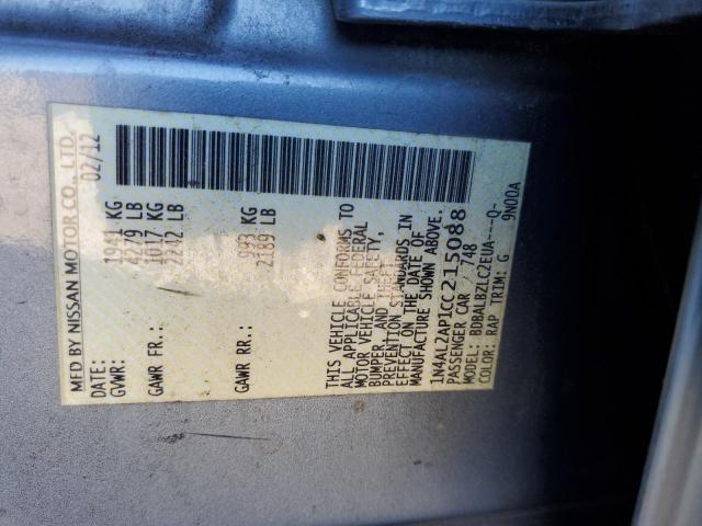 Photo 11 VIN: 1N4AL2AP1CC215088 - NISSAN ALTIMA BAS 