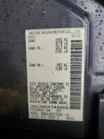 Photo 11 VIN: 1N4AL2AP1CN544006 - NISSAN ALTIMA BAS 