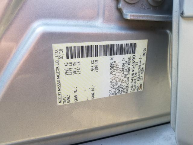 Photo 9 VIN: 1N4AL2AP2AN464890 - NISSAN ALTIMA BAS 