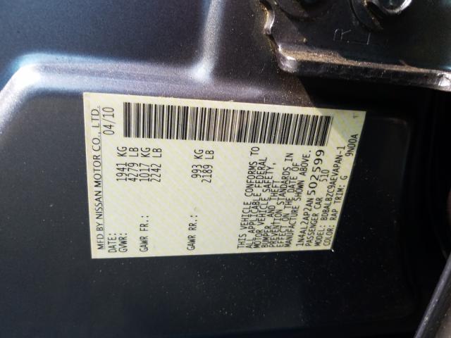 Photo 9 VIN: 1N4AL2AP2AN502599 - NISSAN ALTIMA BAS 