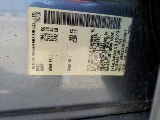 Photo 11 VIN: 1N4AL2AP2AN533979 - NISSAN ALTIMA 