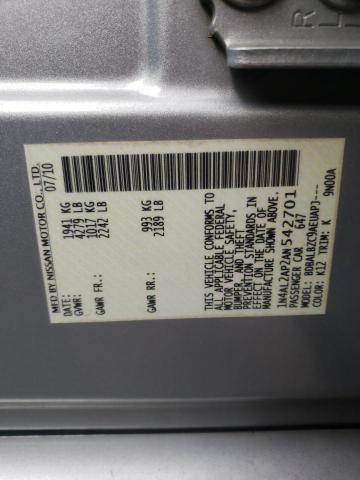 Photo 12 VIN: 1N4AL2AP2AN542701 - NISSAN ALTIMA 