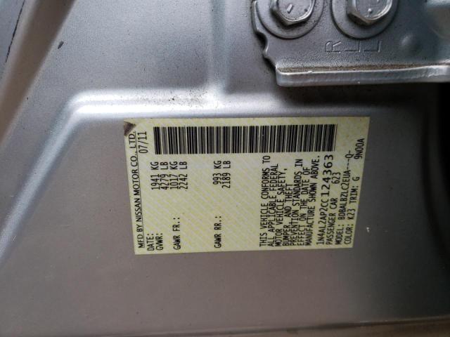 Photo 11 VIN: 1N4AL2AP2CC124363 - NISSAN ALTIMA S W 