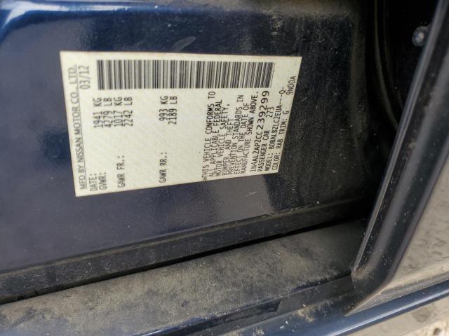 Photo 11 VIN: 1N4AL2AP2CC239299 - NISSAN ALTIMA BAS 