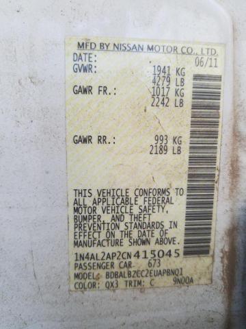 Photo 9 VIN: 1N4AL2AP2CN415045 - NISSAN ALTIMA BAS 