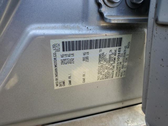 Photo 9 VIN: 1N4AL2AP2CN509488 - NISSAN ALTIMA BAS 