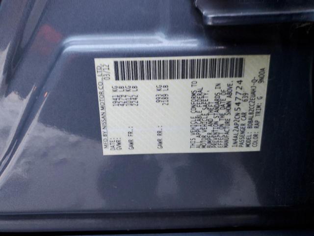 Photo 11 VIN: 1N4AL2AP2CN547724 - NISSAN ALTIMA BAS 