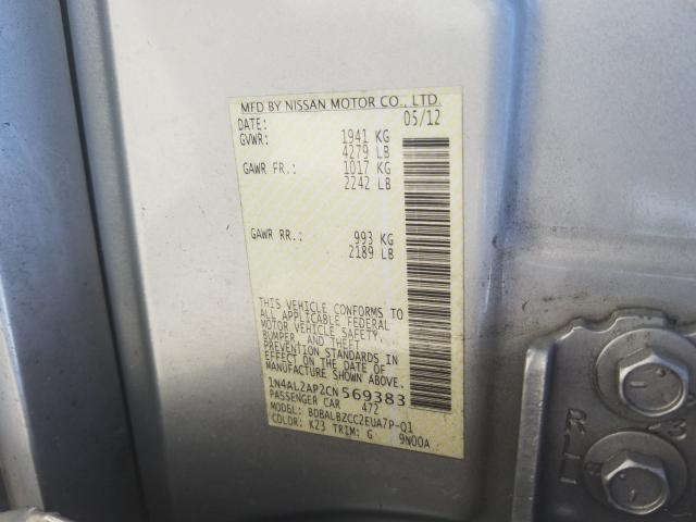 Photo 9 VIN: 1N4AL2AP2CN569383 - NISSAN ALTIMA BAS 