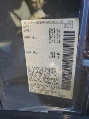 Photo 12 VIN: 1N4AL2AP2CN575359 - NISSAN ALTIMA BAS 