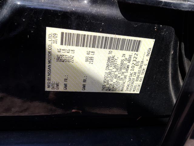 Photo 9 VIN: 1N4AL2AP3AC102322 - NISSAN ALTIMA BAS 