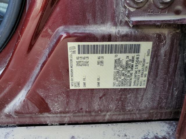 Photo 11 VIN: 1N4AL2AP3AC195083 - NISSAN ALTIMA BAS 