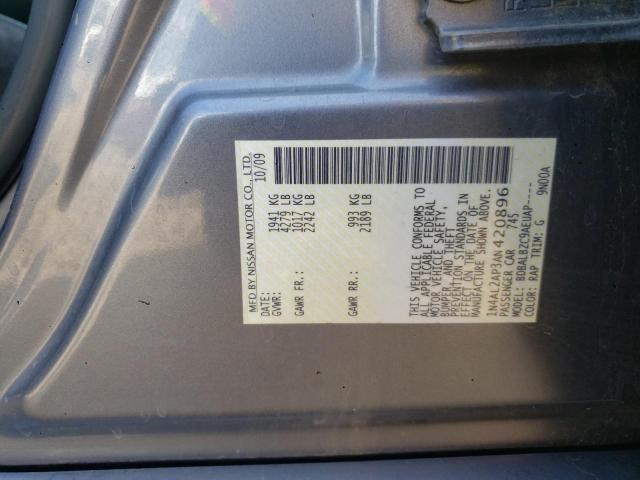 Photo 11 VIN: 1N4AL2AP3AN420896 - NISSAN ALTIMA BAS 