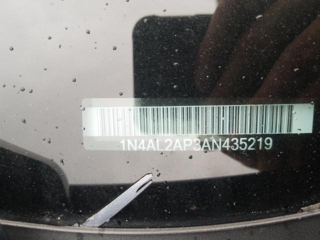 Photo 9 VIN: 1N4AL2AP3AN435219 - NISSAN ALTIMA BAS 