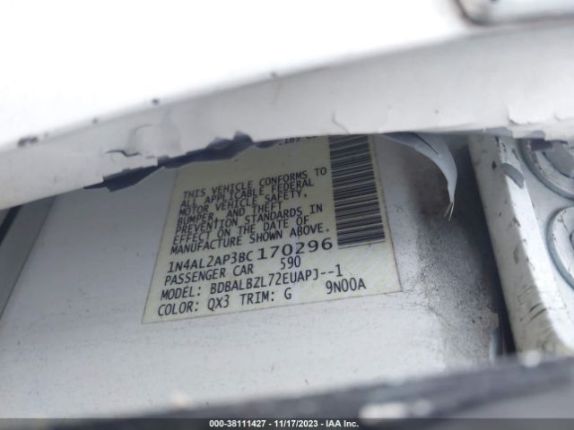 Photo 8 VIN: 1N4AL2AP3BC170296 - NISSAN ALTIMA 