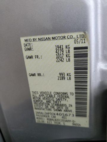 Photo 9 VIN: 1N4AL2AP3CN405673 - NISSAN ALTIMA BAS 