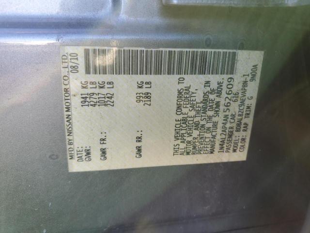 Photo 11 VIN: 1N4AL2AP4AN562609 - NISSAN ALTIMA 