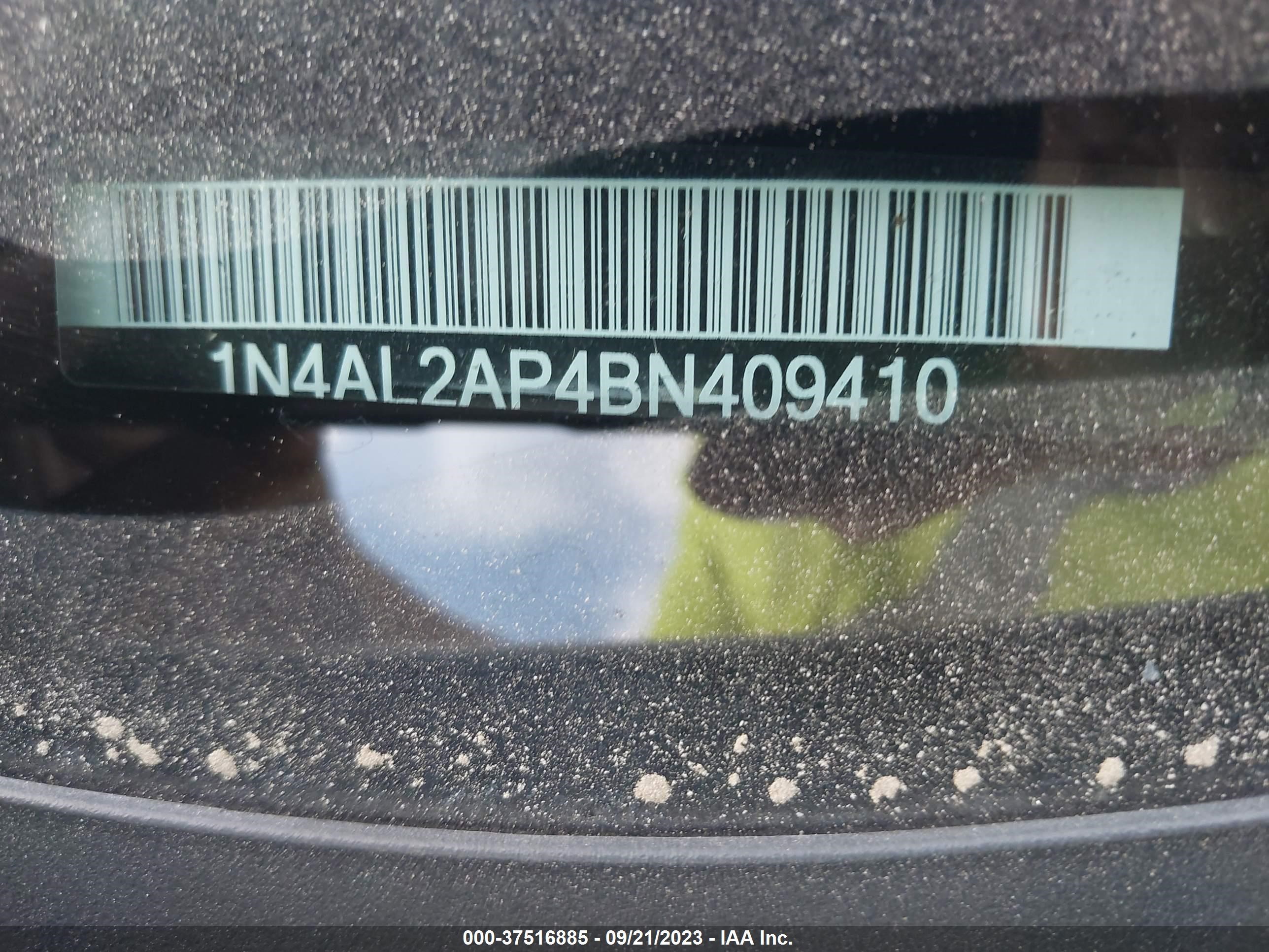 Photo 8 VIN: 1N4AL2AP4BN409410 - NISSAN ALTIMA 