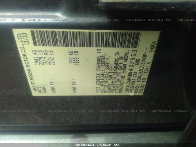 Photo 8 VIN: 1N4AL2AP4BN437353 - NISSAN ALTIMA 