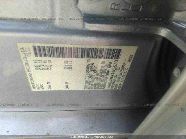 Photo 8 VIN: 1N4AL2AP4BN461670 - NISSAN ALTIMA 