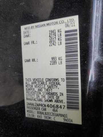 Photo 12 VIN: 1N4AL2AP4CN406847 - NISSAN ALTIMA BAS 