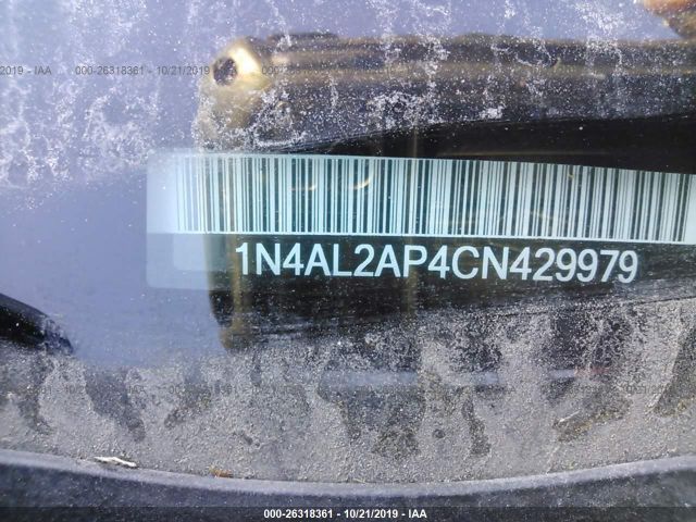 Photo 8 VIN: 1N4AL2AP4CN429979 - NISSAN ALTIMA 