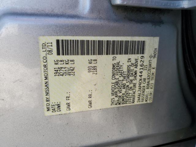 Photo 11 VIN: 1N4AL2AP4CN441629 - NISSAN ALTIMA 