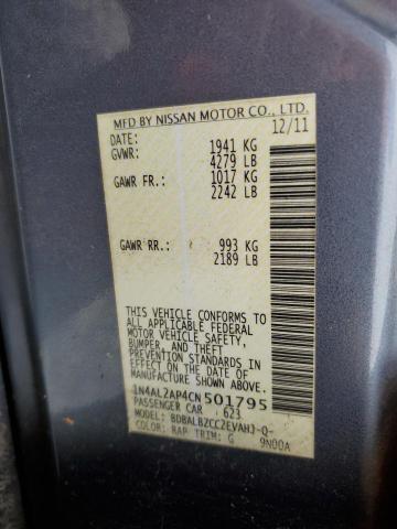 Photo 12 VIN: 1N4AL2AP4CN501795 - NISSAN ALTIMA BAS 