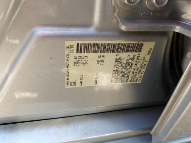 Photo 9 VIN: 1N4AL2AP5AC163994 - NISSAN ALTIMA BAS 