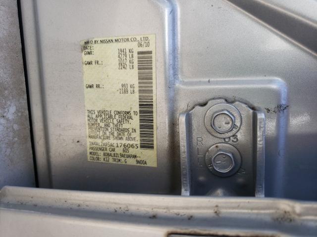 Photo 9 VIN: 1N4AL2AP5AC176065 - NISSAN ALTIMA BAS 