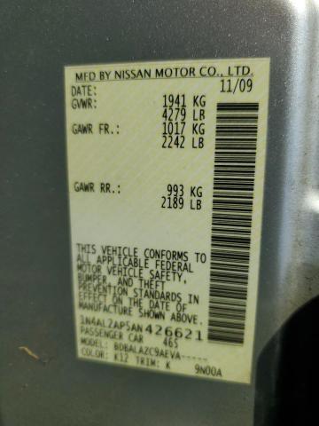 Photo 11 VIN: 1N4AL2AP5AN426621 - NISSAN ALTIMA BAS 