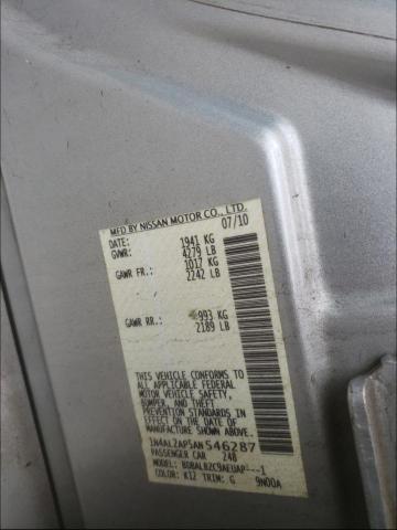 Photo 9 VIN: 1N4AL2AP5AN546287 - NISSAN ALTIMA BAS 