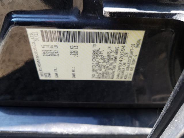 Photo 9 VIN: 1N4AL2AP5CN420594 - NISSAN ALTIMA BAS 