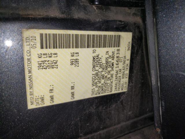 Photo 11 VIN: 1N4AL2AP6AC166838 - NISSAN ALTIMA 