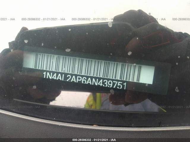 Photo 8 VIN: 1N4AL2AP6AN439751 - NISSAN ALTIMA 