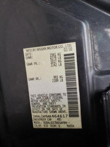 Photo 9 VIN: 1N4AL2AP6AN464617 - NISSAN ALTIMA BAS 