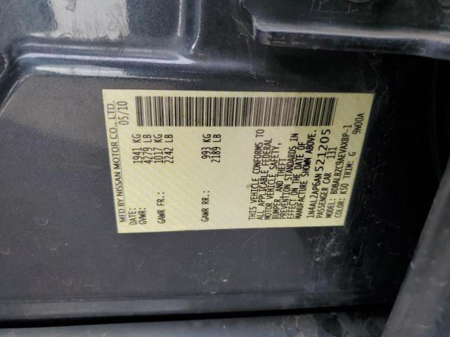 Photo 11 VIN: 1N4AL2AP6AN521205 - NISSAN ALTIMA BAS 