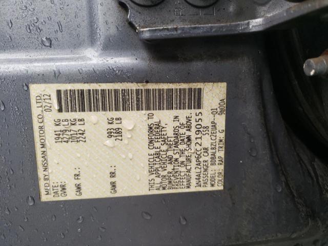 Photo 9 VIN: 1N4AL2AP6CC219055 - NISSAN ALTIMA BAS 