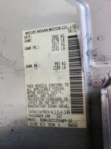 Photo 9 VIN: 1N4AL2AP6CN416456 - NISSAN ALTIMA BAS 