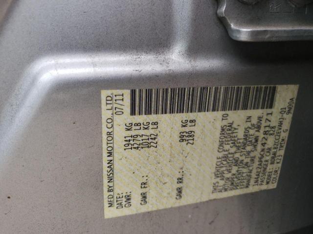 Photo 9 VIN: 1N4AL2AP6CN428171 - NISSAN ALTIMA BAS 