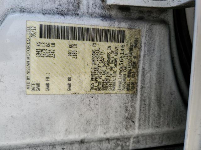 Photo 11 VIN: 1N4AL2AP6CN566146 - NISSAN ALTIMA BAS 